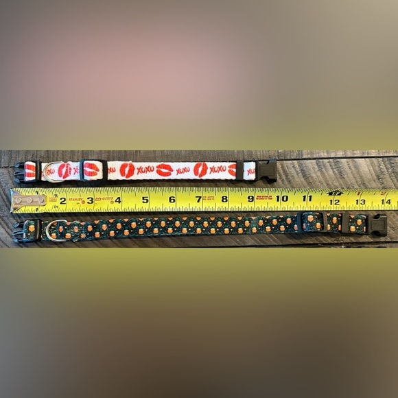 Holiday Dog Collar Bundle (2) - Valentine’s Day ❤️ & St. Patrick’s Day 🍀 - Picture 2 of 3